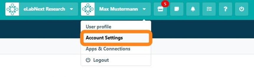 Changing Language Settings on Elab Journal - Step 2.png