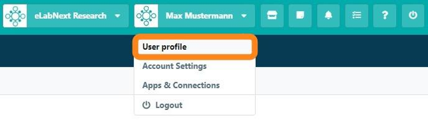 Access and Edit eLabNext Profile Settings in eLabJournal - Step 3.png