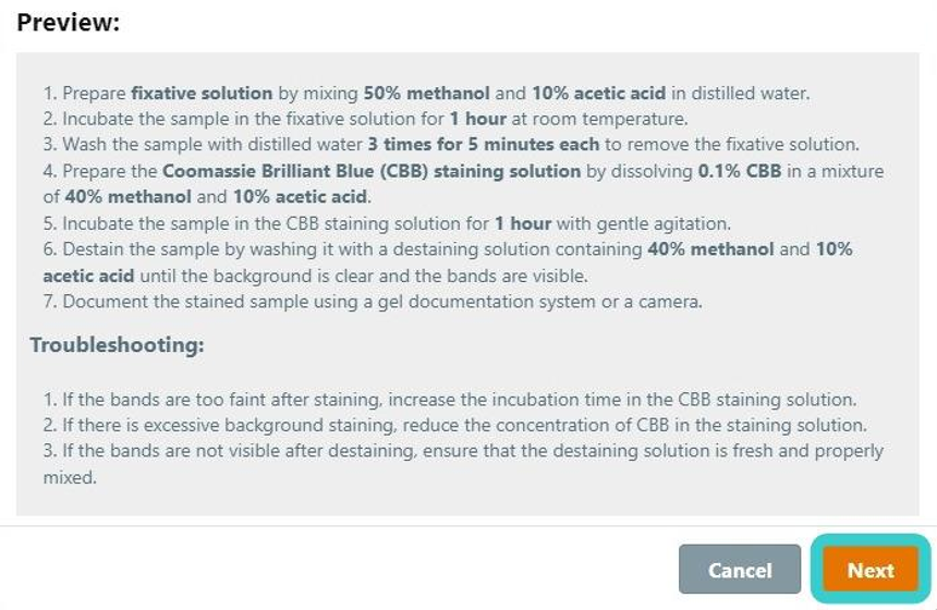 Generate AI-Generated Protocol with elabjournal Platform - Step 5 (1).png