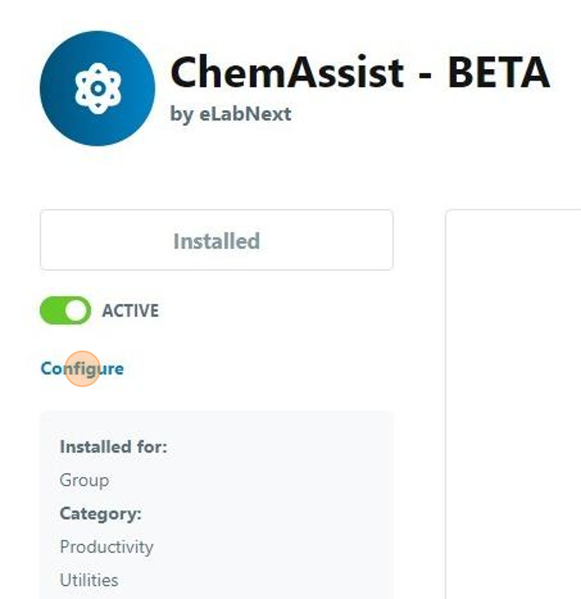 Configure BioTech ChAS feature on eLabJournal site. - Step 2.png