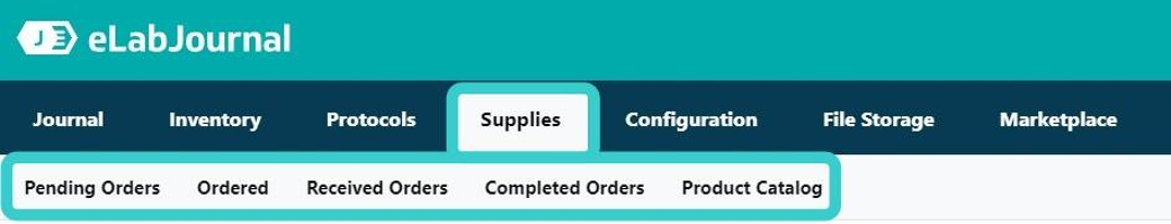 Accessing Supplies and Dashboard on eLabJournal Platform - Step 4.png