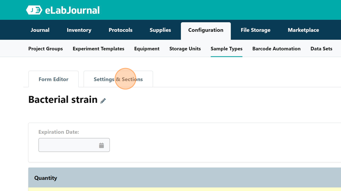 Create GMO Information section in Bacterial strain settings - Step 3.png