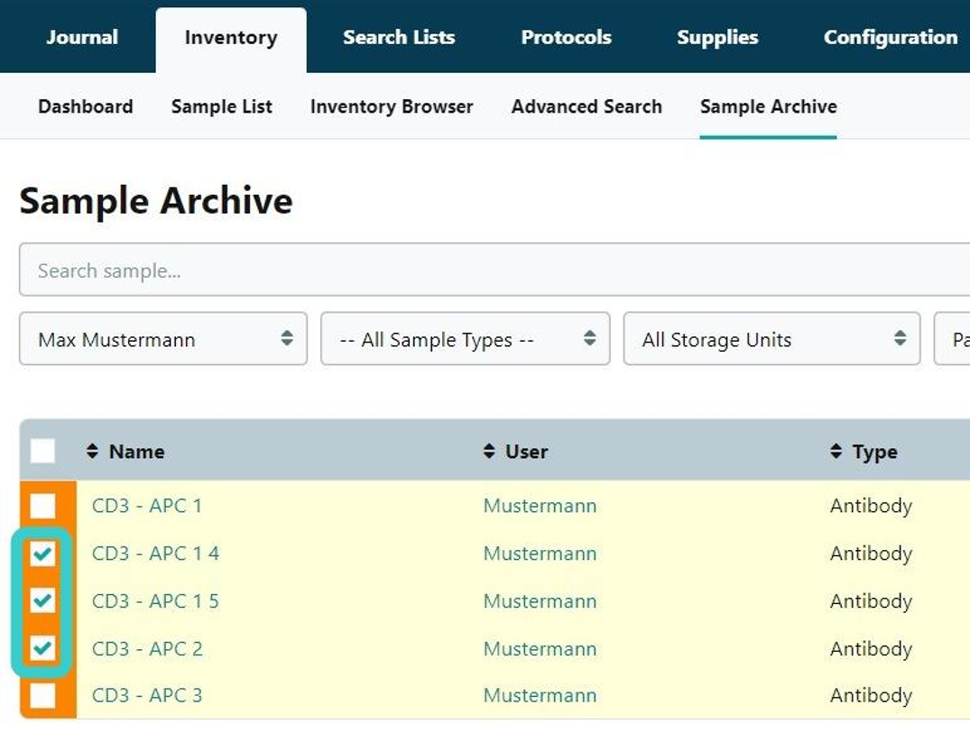 Accessing and Selecting Items in eLab Journal Inventory - Step 13.png