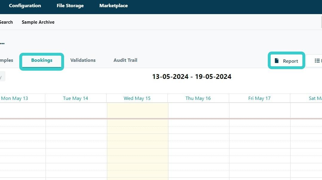 Guide to Saving Equipment Booking Report on eLab - Step 2 (4).png