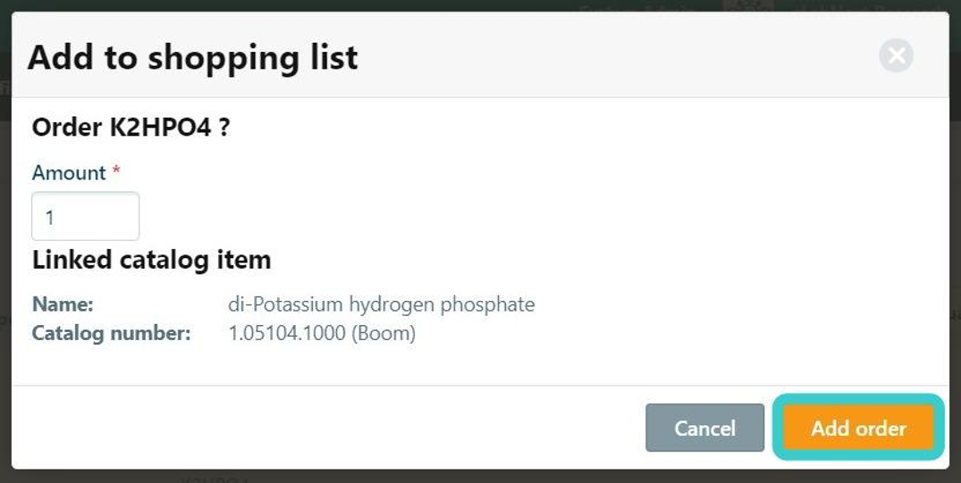 Linking Sample to Product Catalog in eLabJournal - Step 11.png