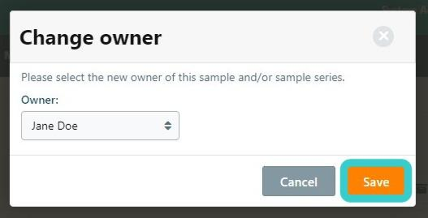 Change Owner of Sample in Inventory System - Step 4.png
