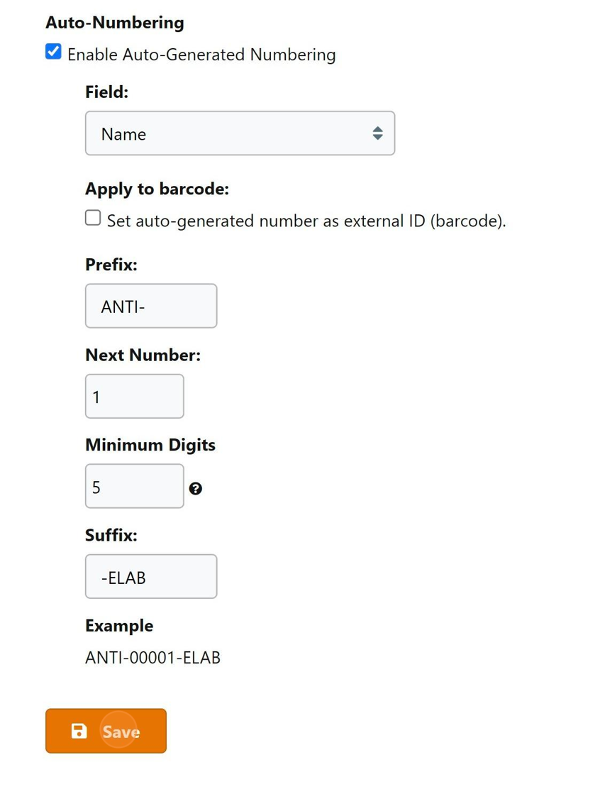 Set up auto-numbering for antibody samples in ELab - Step 16.png