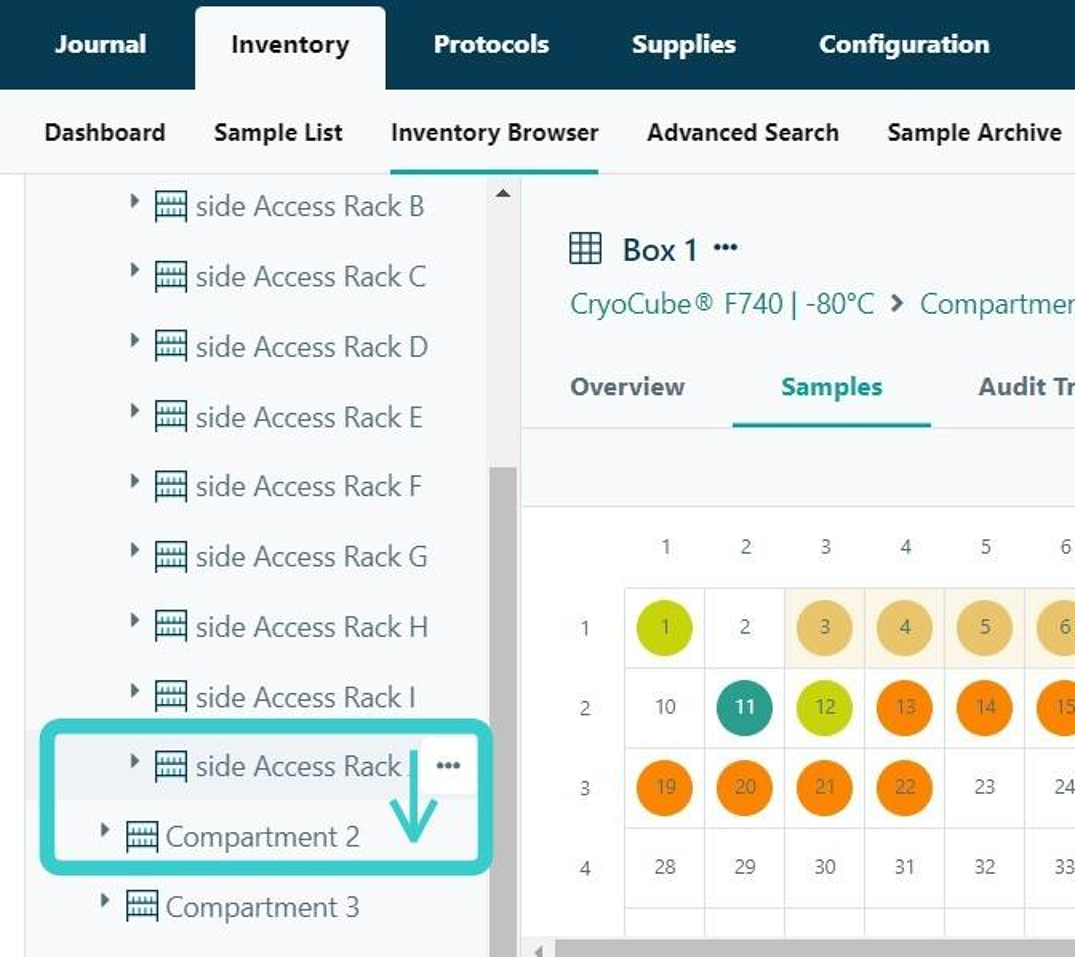 Accessing CryoCube Storage Samples and Organizing Tutorial - Step 2 (1).png
