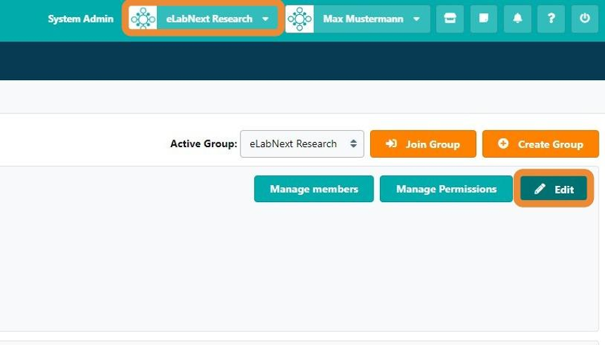 Manage eLabNext Group Settings in eLabJournal - Step 3.png