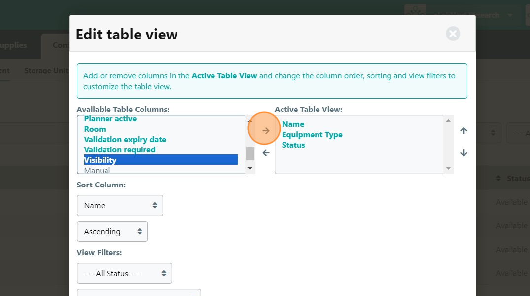 How to Create a Custom View in eLab Journal - Step 19.png