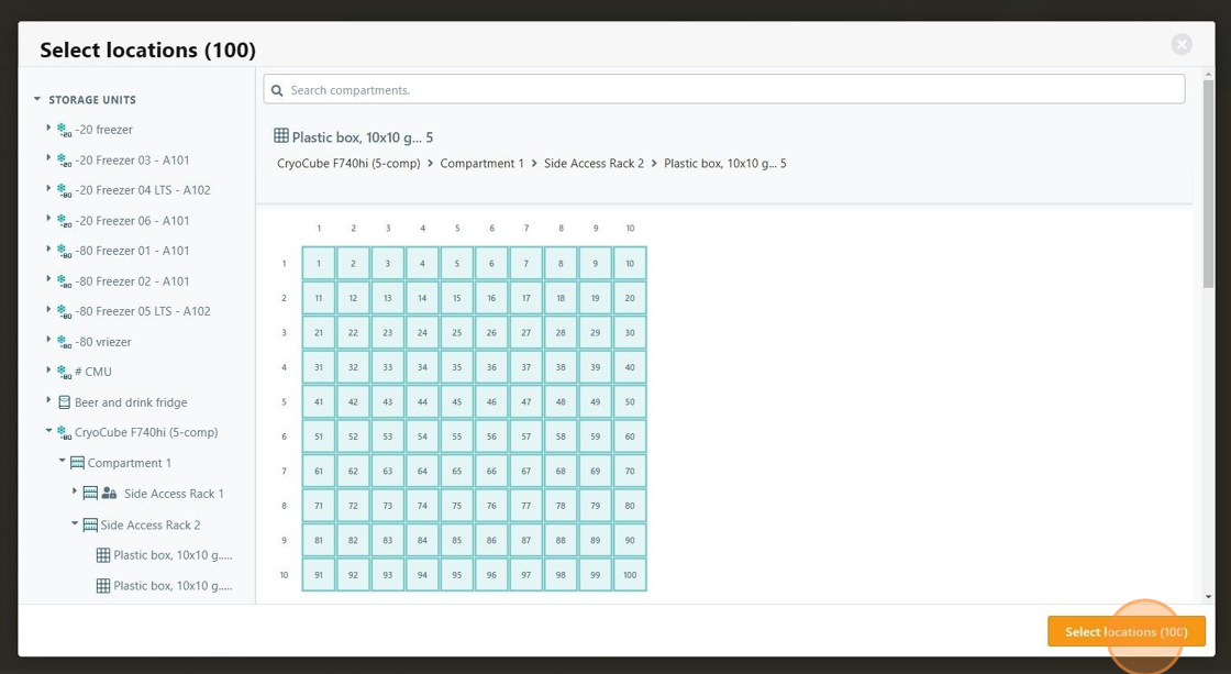 Importing 100 samples in eLabJournal inventory. - Step 17.png