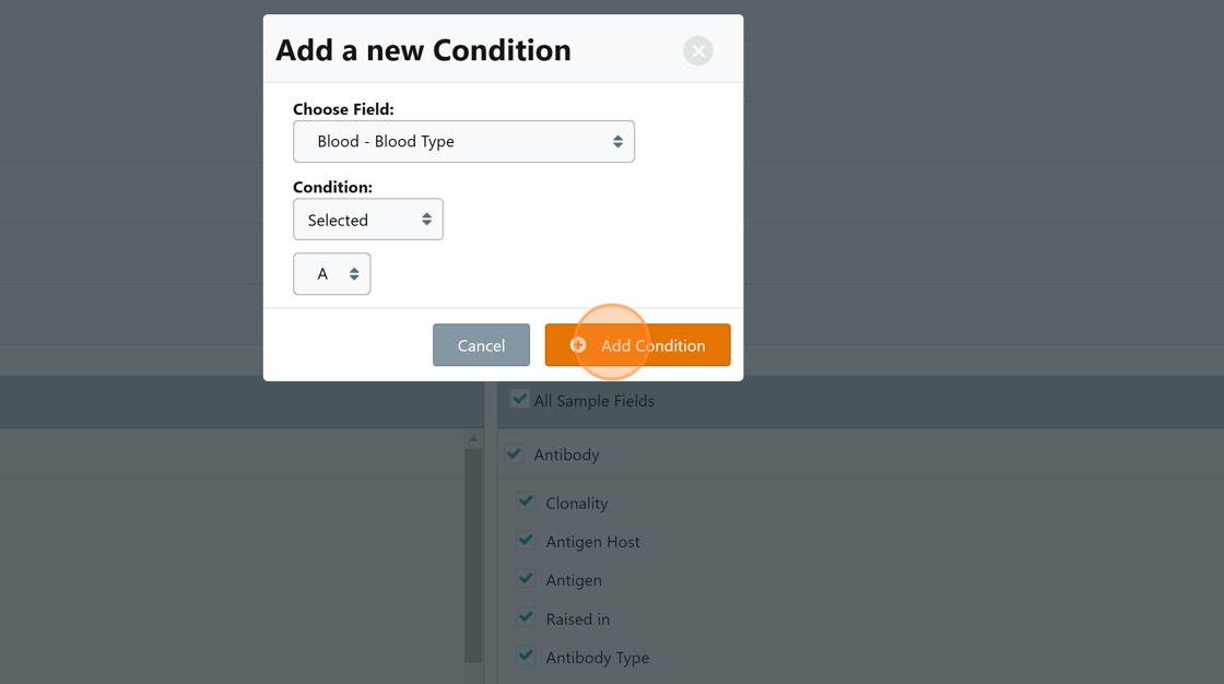 Search for specific antibodies and blood types in inventory. - Step 12.png