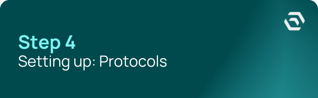 Step 4 - Setting up Protocols – eLabNext