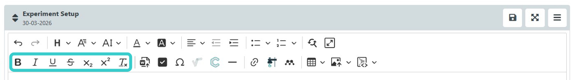 Accessing the Editor Toolbar in eLabJournal - Step 0.jpeg