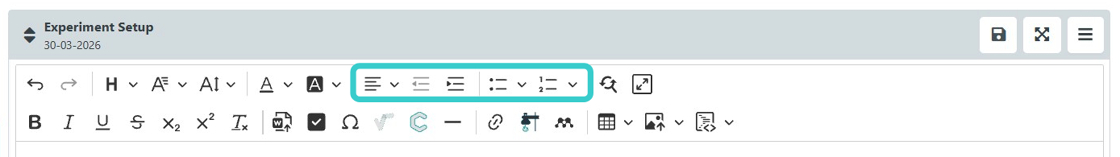 Accessing the Editor Toolbar in eLabJournal - Step 2.jpeg